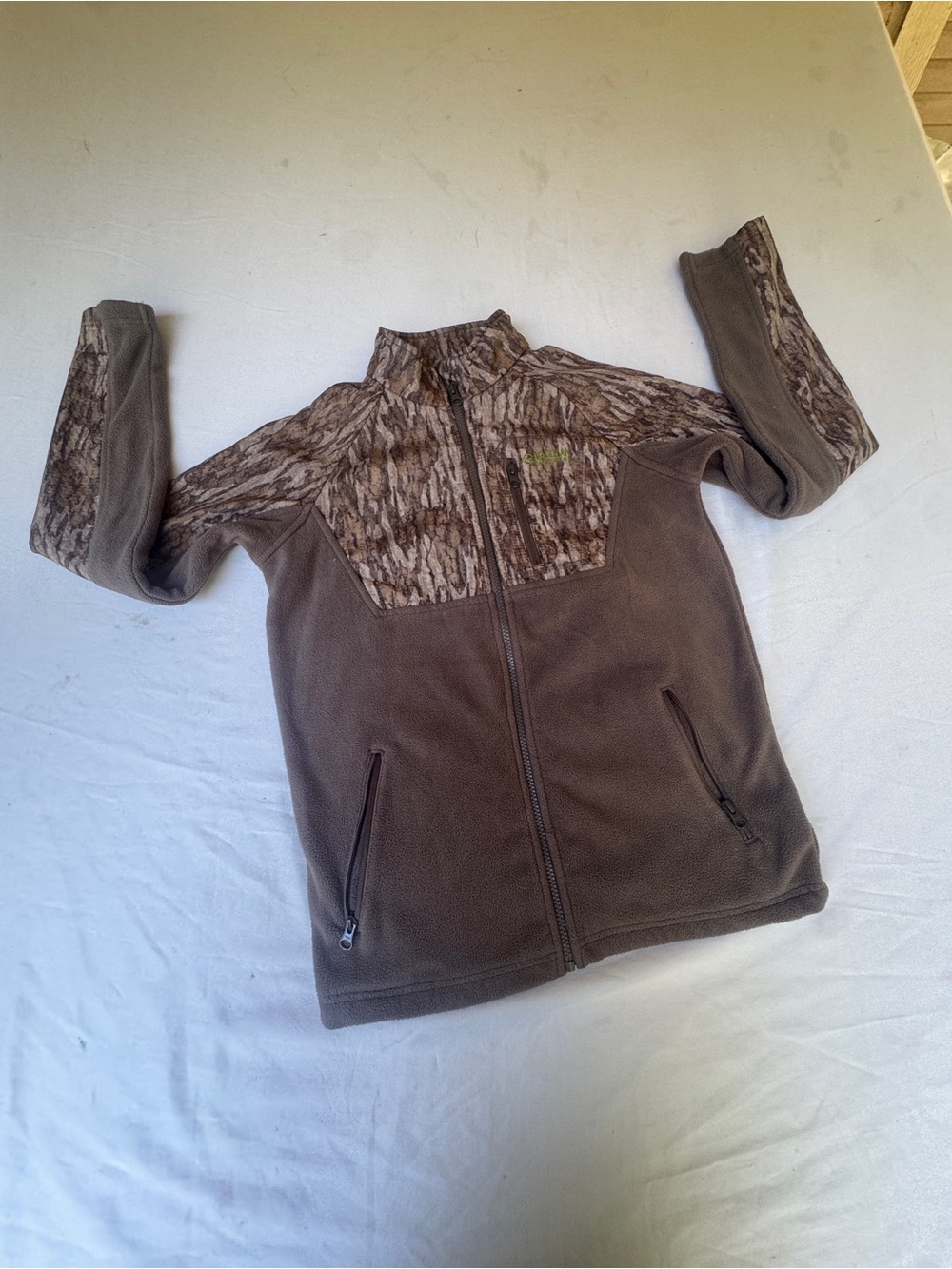 Magellan Outdoors wear l boys Fleece jacket zip up size L